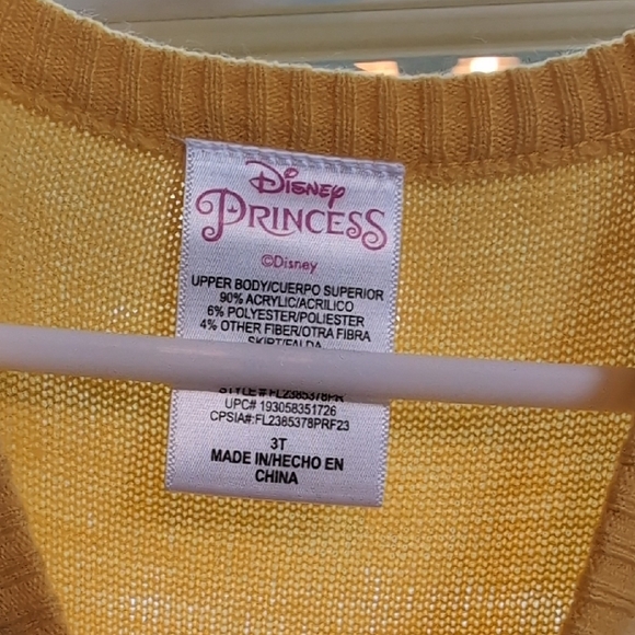 Disney Princess Golden Knit Top - Picture 2 of 2